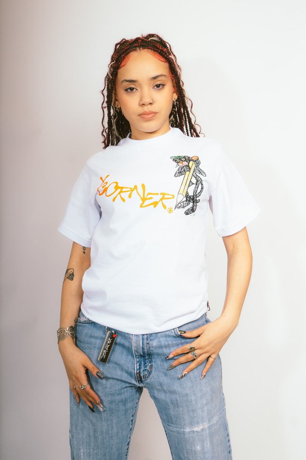 Black Pantha Sketch Tee